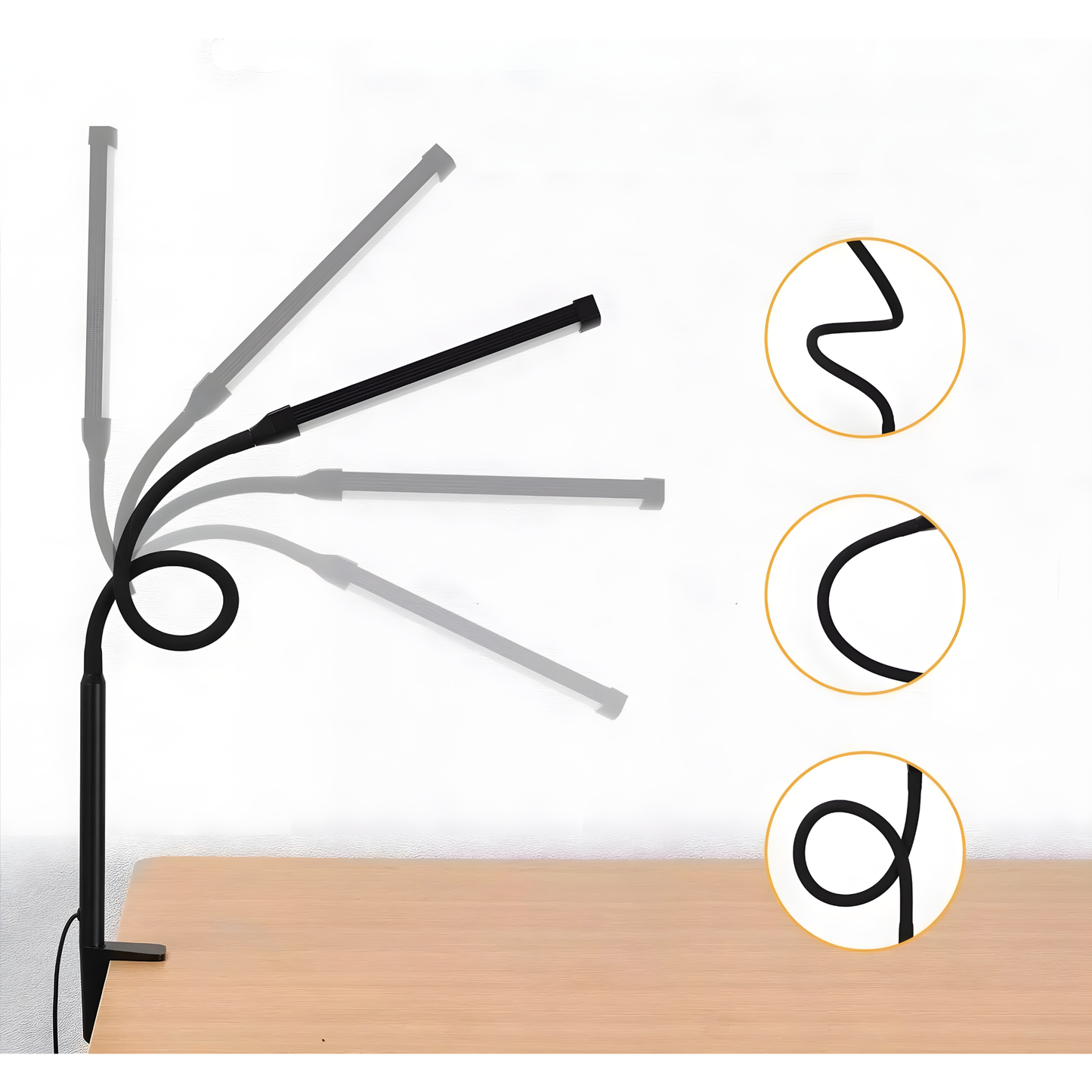 Lumière Bubble Effect Night Light – USB Powered Girl Ornament Table Lamp for a Cosy Home