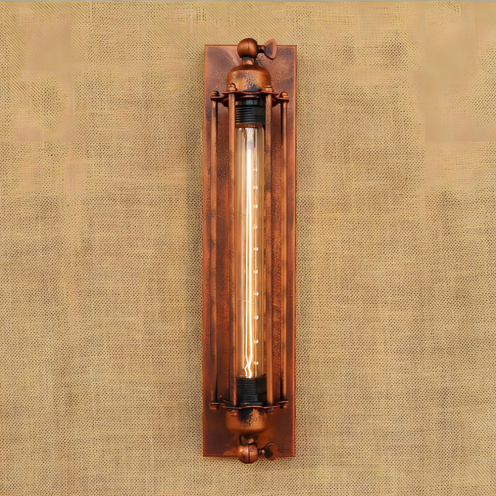 Vintage Wall-Mounted LED Light – Timeless Design with Elegant Matte Black Finish