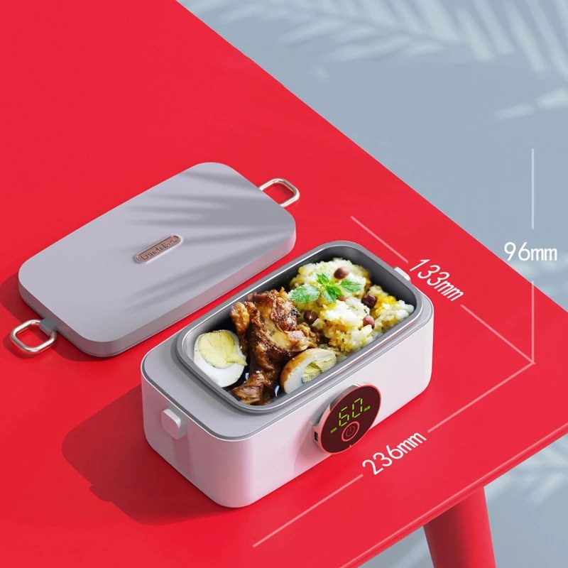 HeatMate Pro Wireless Heated Lunchbox – Rechargeable & Portable Food Warmer for Hot Meals On the Go