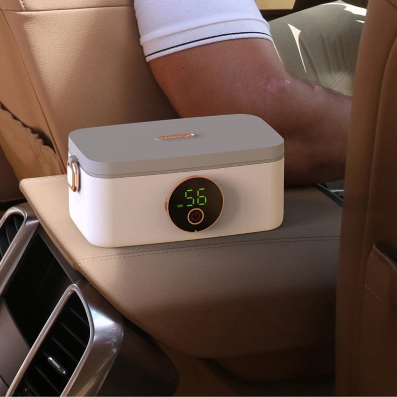HeatMate Pro Wireless Heated Lunchbox – Rechargeable & Portable Food Warmer for Hot Meals On the Go