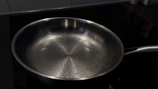 Titan Premium Frying Pan – Non-Coated Hammered Titanium Pan for All Hobs Including Induction