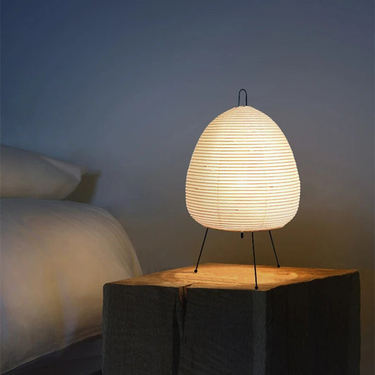Hikari Globe – Rice Paper Table Lamp with Soft, Warm Glow