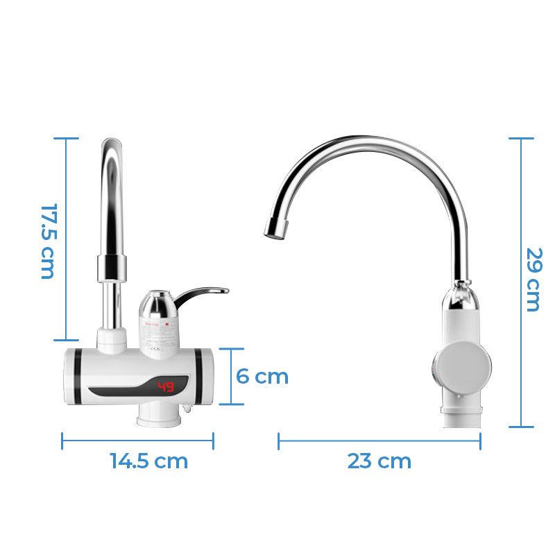 HotFlow Instant Electric Water Heater Tap – Instant Hot Water for Kitchens & Bathrooms (3000W)