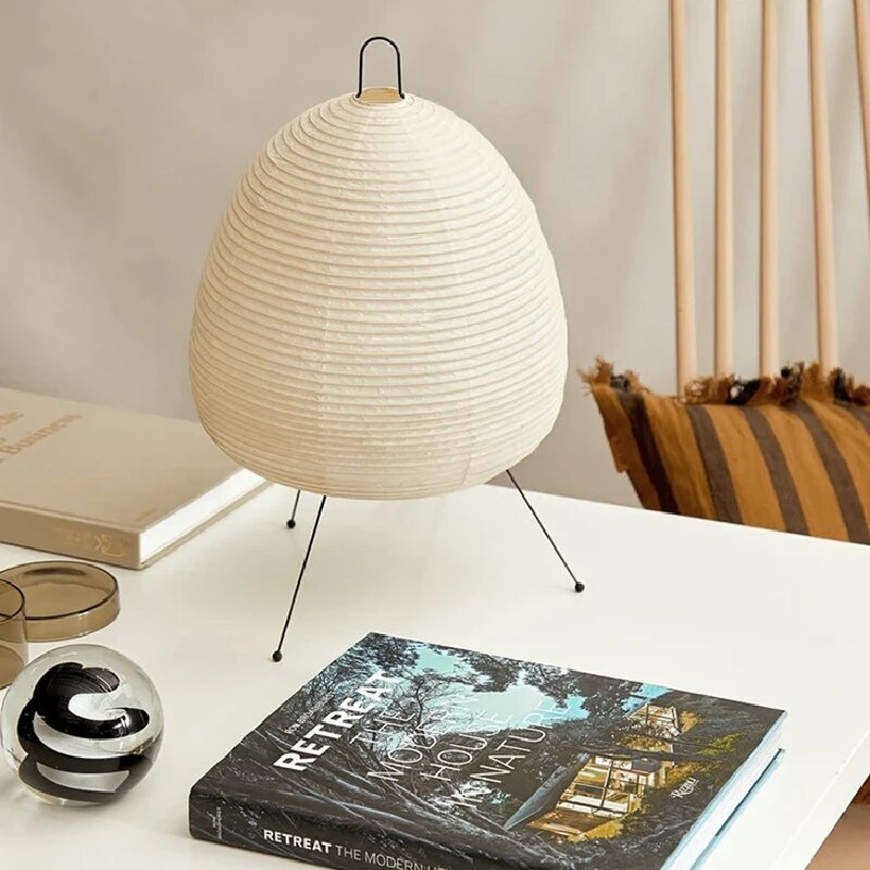 Hikari Globe – Rice Paper Table Lamp with Soft, Warm Glow