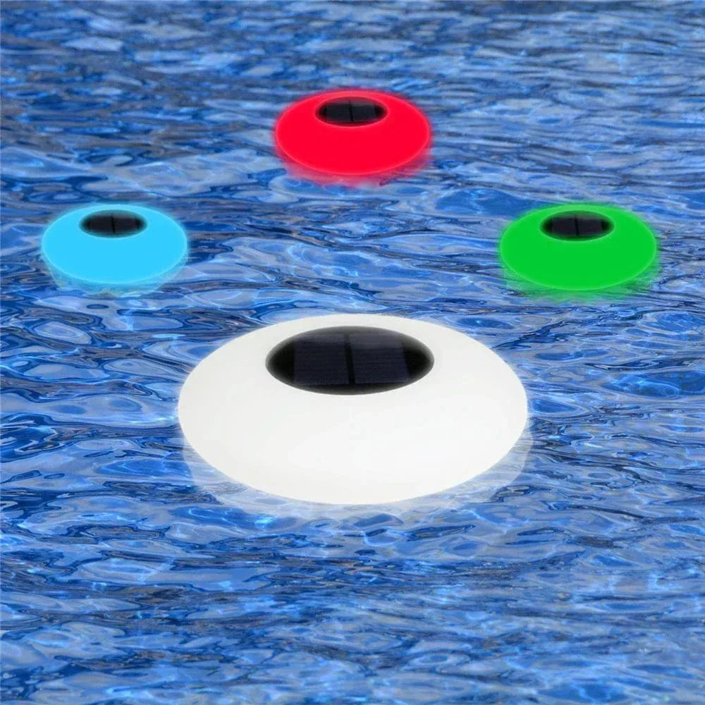 Solar Floating LED Pool Lights – Colour Changing Waterproof Inflatable Garden Lights