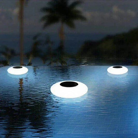 Solar Floating LED Pool Lights – Colour Changing Waterproof Inflatable Garden Lights